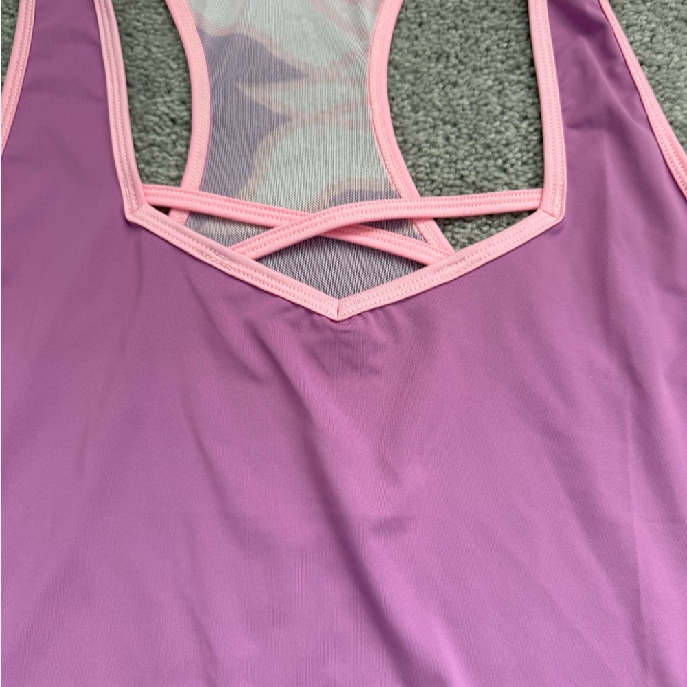 Crowned Athletics Pink and Purple Athletic Tank Top - Picture 2 of 5